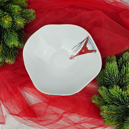 Stone Age salaterka 180mm Skrzaty Ho Ho Ho Złota Linia