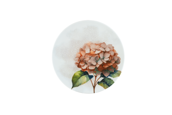 talerz płytki 210mm Vanilla Hortensja Red