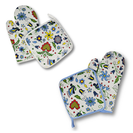 Komplet rękawica + łapka kuchenna