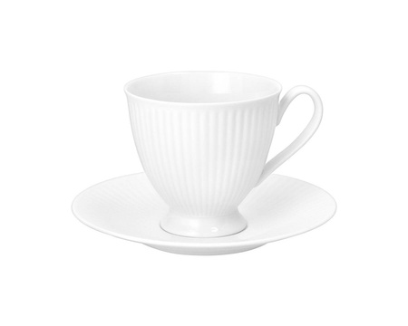 Garnitur do kawy dla 12 osób 39 elementów Dalia biała