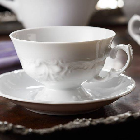 Garnitur do kawy dla 12 osób 39 el. Fryderyka Biała