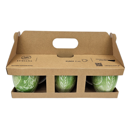 Lubiana komplet 6 kubków 380ml Filip Wiosna