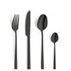 Amefa Metropole czarny komplet sztućców dla 6 osób 24 części w pud. prezentowym