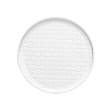 Lubiana Marrakesz talerz płytki okrągły 200mm biały