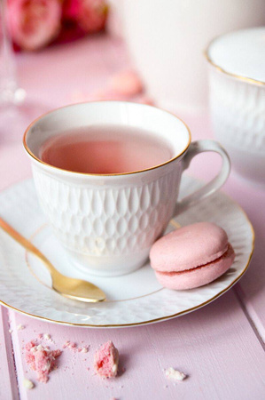 Garnitur do kawy dla 6 osób 21 elementów Sofia złoto