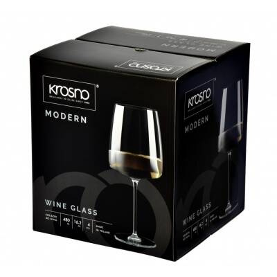 Modern kieliszek do wina 480 ml komplet 4 sztuk