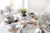 Zestaw obiadowy dla 6 osób 18 elementów Sofia biała