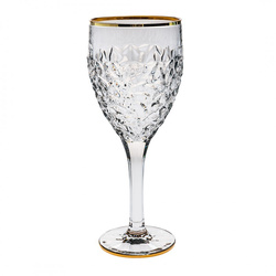 Bohemia komplet 6 kieliszków 270ml do wina Nicolette Gold