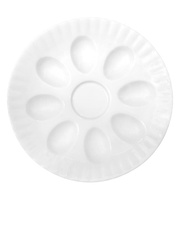 Chodzież półmis okrągły do jaj 210mm Iwona biały