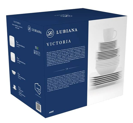 Lubiana zestaw obiad kawa 6/30 Victoria pojemnik do zapiekania GRATIS
