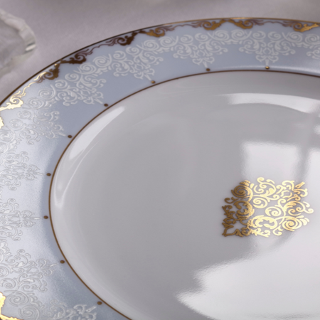 garnitur do kawy dla 6 osób 22 el. Astra Królewski Błękit