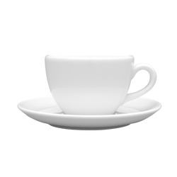 Komplet filiżanka ze spodkiem 180ml / 145mm Aida biała