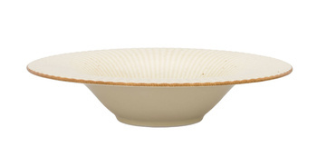 Lubiana talerz głęboki do pasty 300mm Daisy ART beżowy