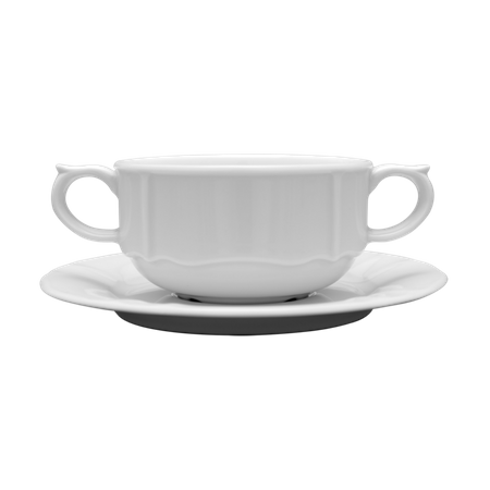 Lubiana bulionówka Maria HOTEL 320ml biała