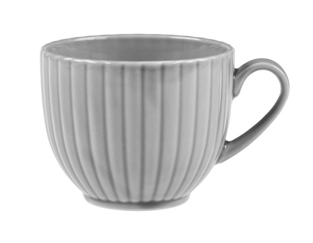 Lubiana komplet filiżanek ze spodkami dla 6 osób Daisy Cloud Szary