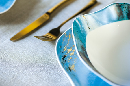 Lubiana Komplet dwóch talerz głębokich 230mm Stone Age BALTIC