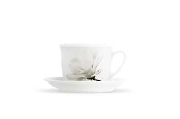 LUBIANA Komplet kubek ze spodkiem 300ml / 160mm Wiedeń MAGNOLIA 6474