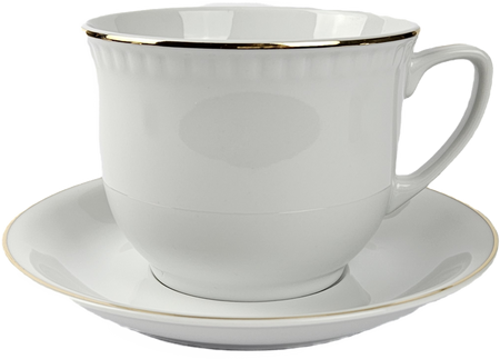 Wiedeń kubek 300ml/spodek 160mm dekorowany