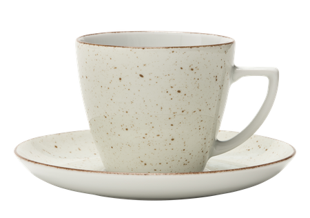 Lubiana Komplet filiżanka ze spodkiem 350ml / 175mm Beata/Dorota BEŻOWY