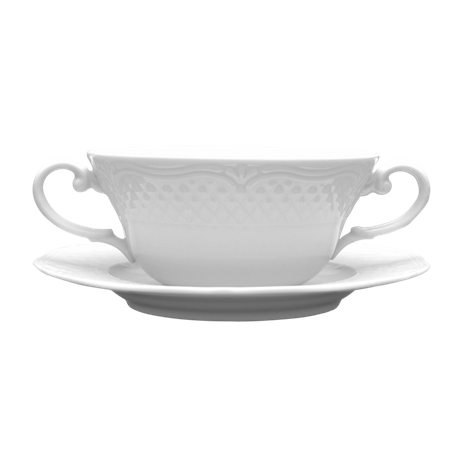 Arianna spodek 170mm biały