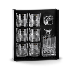 Bohemia komplet 7 cz. do whisky Elegante