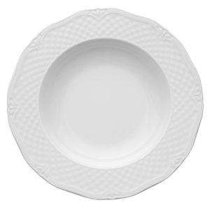 Arianna talerz głęboki 225mm biały