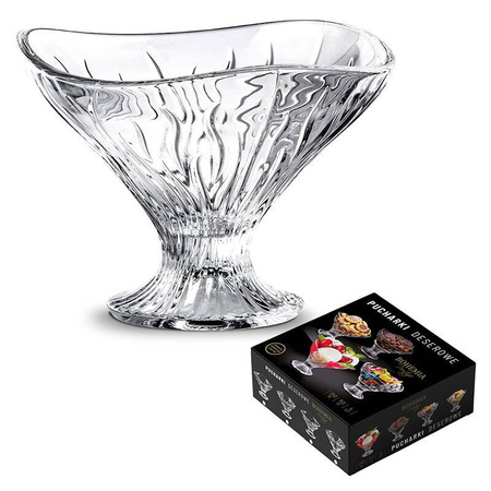 Bohemia kpl 4 pucharków do lodów