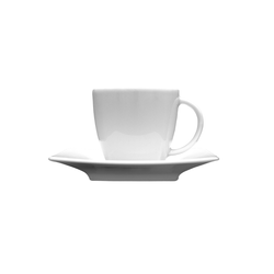 Lubiana komplet filiżanka 250ml/spodek 145mm Victoria biała