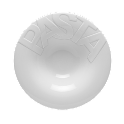 Jupiter talerz głęboki do pasty 270mm biały