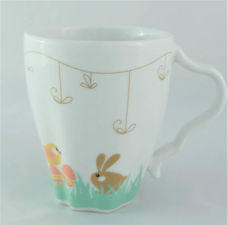 Lubiana porcelana Stone Age garnitur śniadaniowy 1/3 Wielkanoc