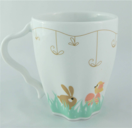 Lubiana porcelana Stone Age garnitur śniadaniowy 1/3 Wielkanoc