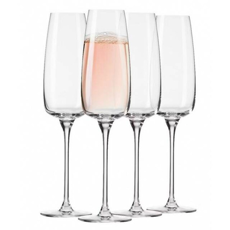 Modern kieliszek do szampana 220 ml komplet 4 sztuk
