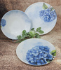 zestaw talerzy dla 6 osób 18 el. Vanilla Hortensja Blue
