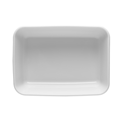 Lubiana pojemnik do zapiekania prostokątny 180mm biały