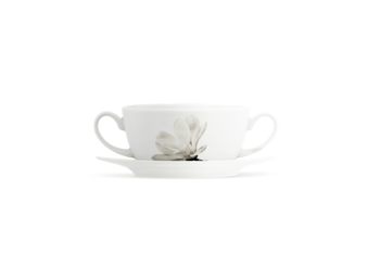 LUBIANA Komplet bulionówka ze spodkiem 300ml / 165mm Nadia MAGNOLIA 6474