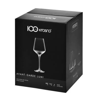 Avant-Garde Lumi kieliszek do wina 390 ml komplet 4 sztuk