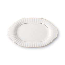 półmis owalny 330 mm Iwona złota linia