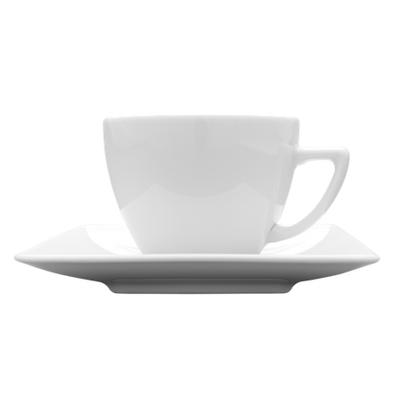 Komplet filiżanka ze spodkiem 540ml / 175mm Classic biały