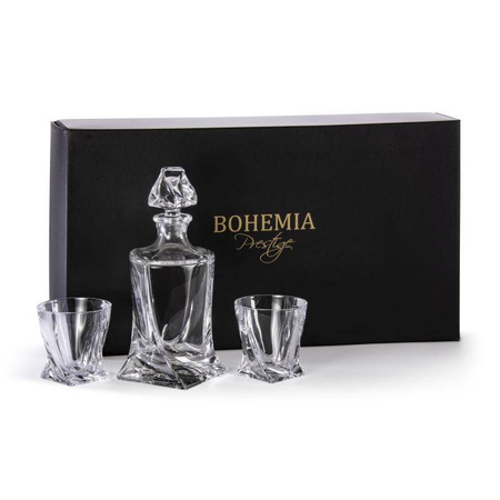 Bohemia zestaw do whisky 1+6 Quadro