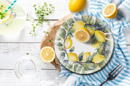 filiżanka 035/spodek 17,5 Beata/Dorota Cytrynowe Love