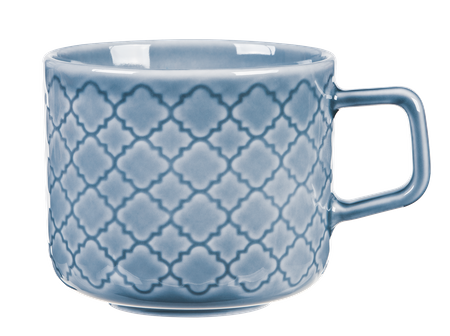 Lubiana Marrakesz filiżanka 250ml SZARONIEBIESKI/SZMARAGDOWY