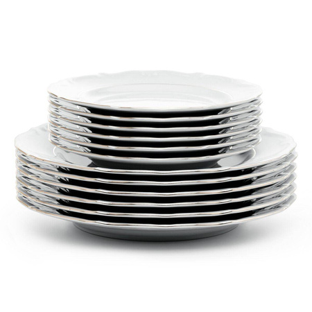 Serwis obiadowy dla 12 osób 44 elementy Maria Teresa Złota Linia