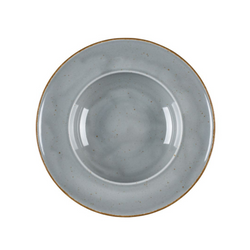 Lubiana talerz głęboki do pasty 240mm Kaszub ART SZARY