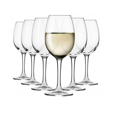 Krosno komplet 6 kieliszków 260ml do wina białego Professional