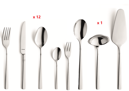 Palmon komplet sztućców dla 12 osób 63 elementy