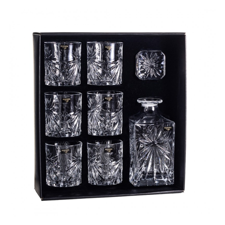 Bohemia komplet 7 cz. do whisky Prestige Fiore