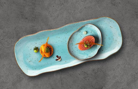 Lubiana Stone Age półmisek- taca 350/135mm MORSKI