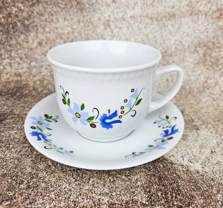 Wiedeń kubek 300ml/spodek 160mm KASZUBSKA DEK.0203