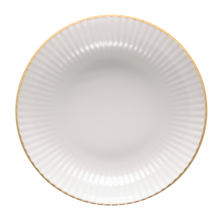 Zestaw obiadowo kawowy dla 6 osób 30 elementów Daisy Gold Line