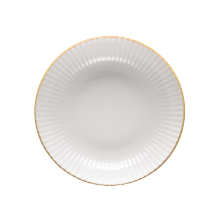 Lubiana talerz głęboki 220mm Daisy Gold Line